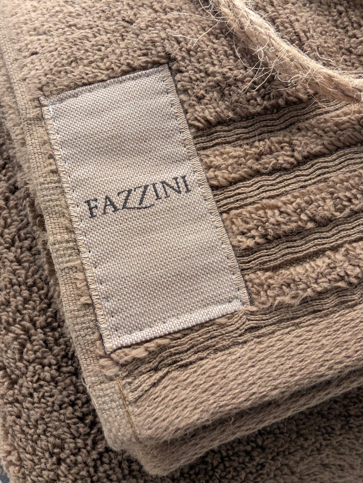 Coppia Asciugamani 1+1 Fazzini "Coccola" - Microcotone Zero Twist 550 gr/mq