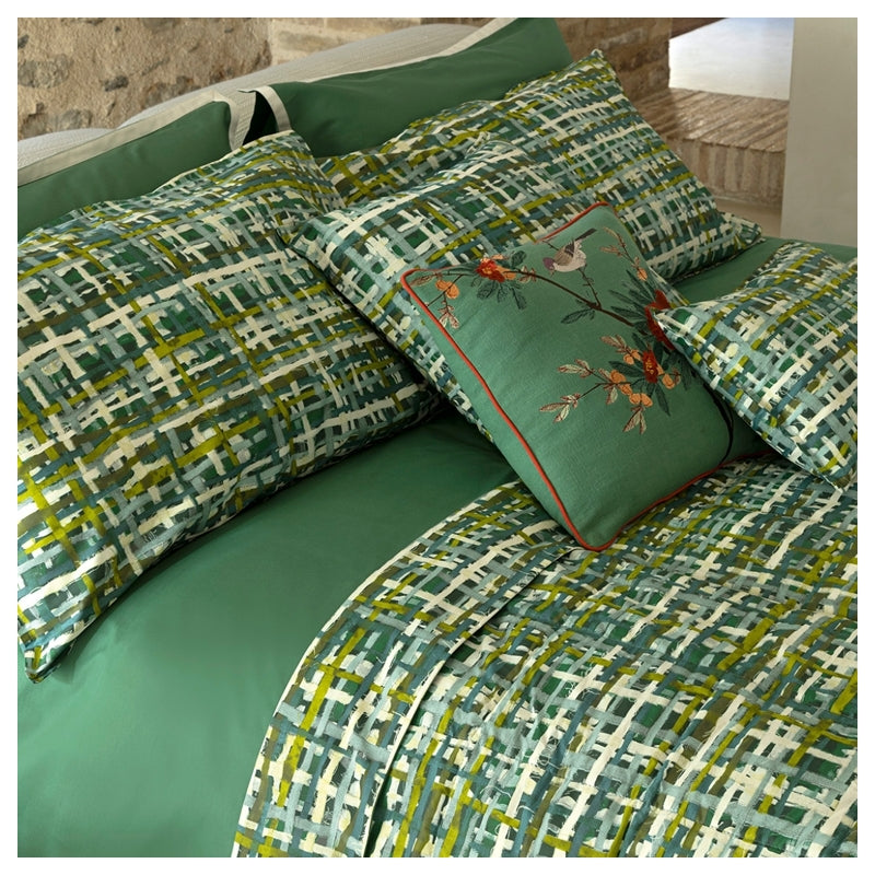 Coco – Completo Letto Fazzini in Percalle di Cotone con Stampa Geometrica Chic