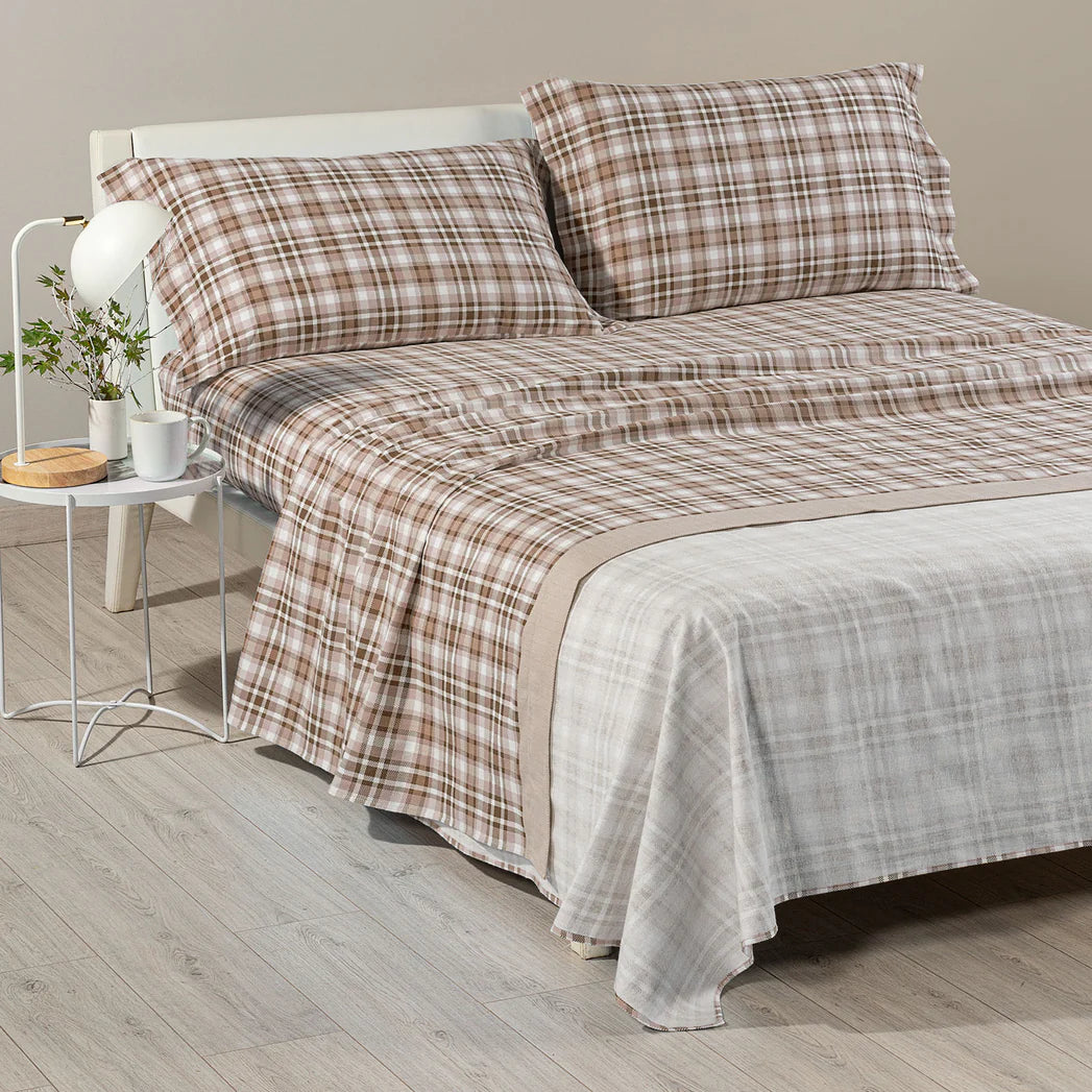 Completo Lenzuola in Flanella Club House – Calore e Stile per l’Inverno