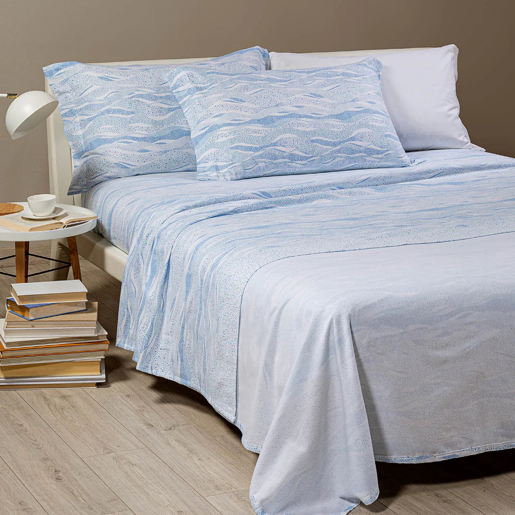 Completo Lenzuola in Flanella Sky – Morbidezza e Calore per l’Inverno
