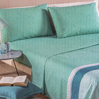Completo Lenzuolo Caleffi "Kay" - 100% Puro Cotone