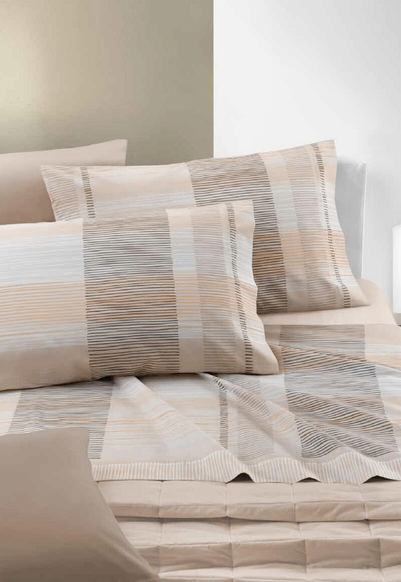 Completo Lenzuolo Gabel "Orlando" - Dis. 25002 - Puro Cotone 58 fili - Made in Italy