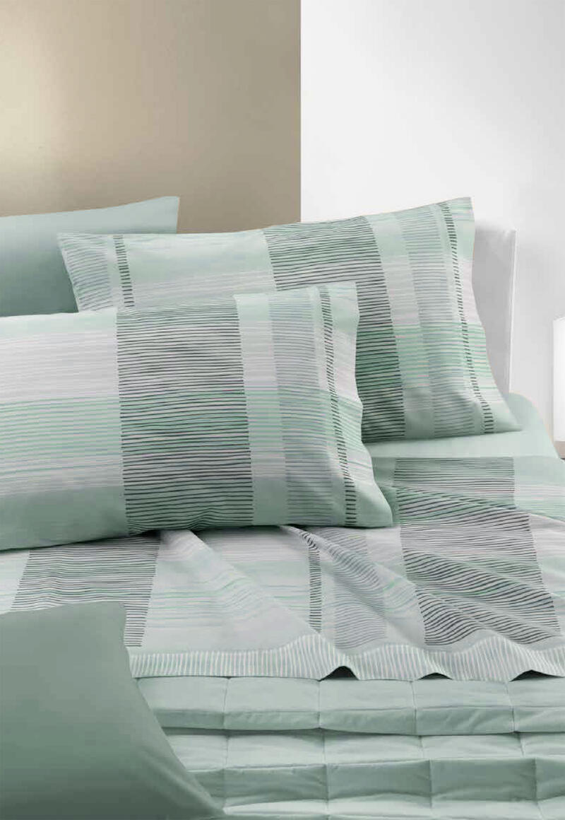 Completo Lenzuolo Gabel "Orlando" - Dis. 25002 - Puro Cotone 58 fili - Made in Italy