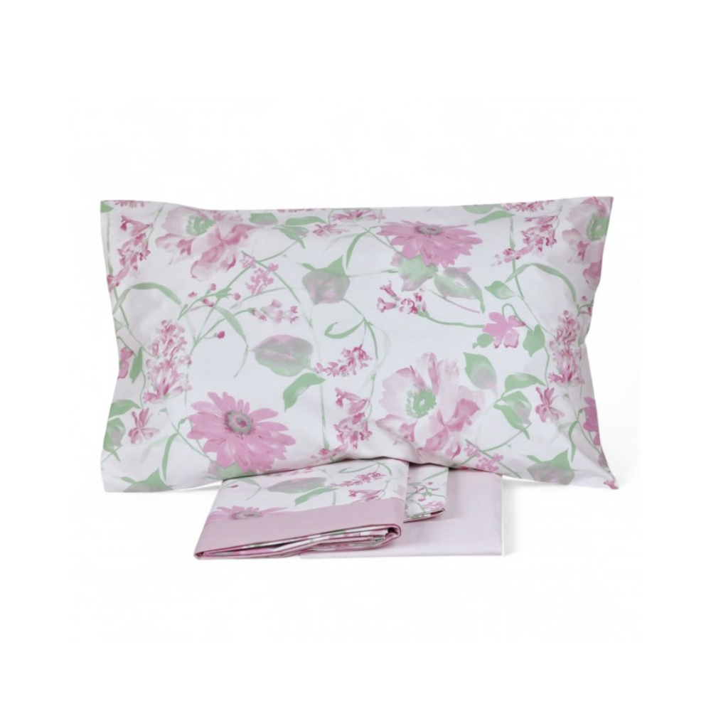 Completo Lenzuolo Gabel "Musa" - Dis. 24999 - Puro Cotone 58 fili - Made in Italy