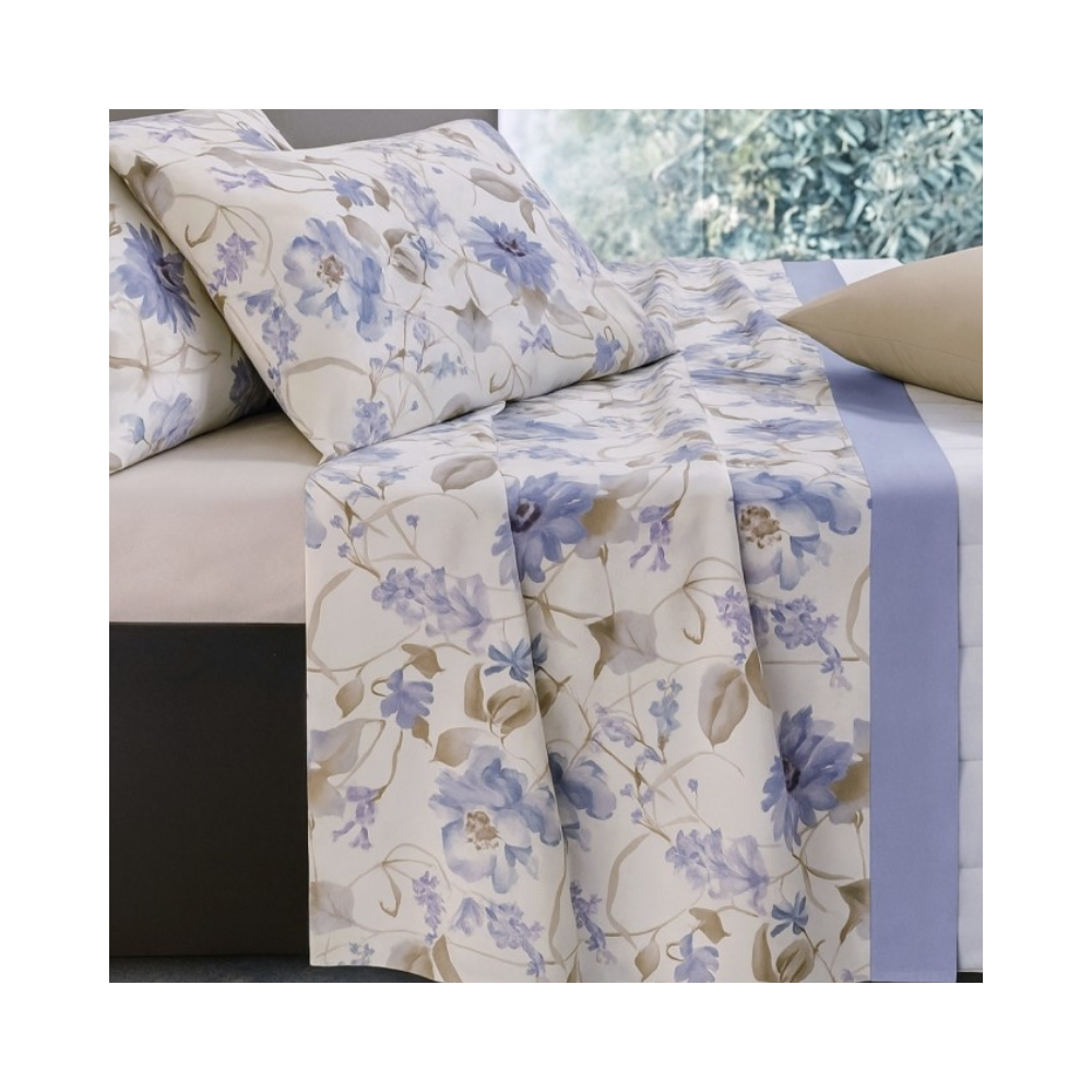 Completo Lenzuolo Gabel "Musa" - Dis. 24999 - Puro Cotone 58 fili - Made in Italy