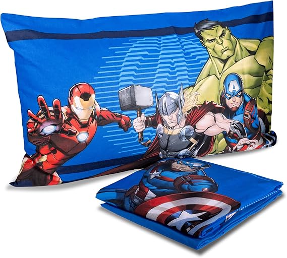 Completo Letto Singolo Disney e Marvel - Hermet | 100% Cotone