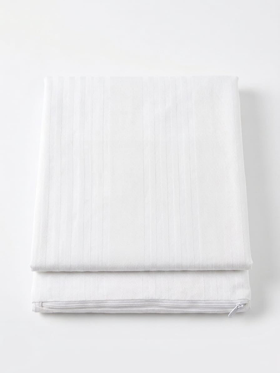 Coppia Copricuscini Easy Home Dolce Notte - 100% Cotone Fasciato con Zip