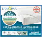 Coprimaterasso Impermeabile Roy Sanixima - Spugna e Poliuretano - Igienizzabile a 90°
