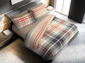 Parure Copripiumino Daunex Bolton - In Pregiato 100% Cotone Naturale Tinto in Filo