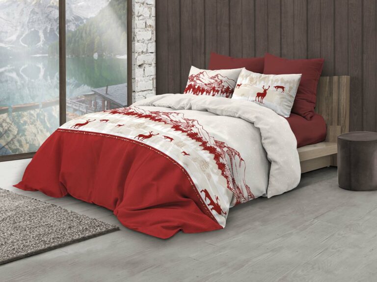 Parure Copripiumino Daunex Infinity Dis. Monterosa - In 100% Cotone Naturale