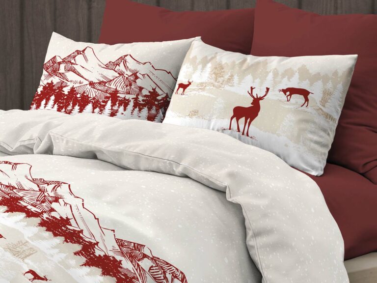 Parure Copripiumino Daunex Infinity Dis. Monterosa - In 100% Cotone Naturale