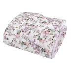 Quilt Reversibile Fazzini "Corolle" - Percalle di Cotone e Ovatta Talko® - 270x270 cm