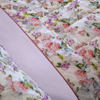 Quilt Reversibile Fazzini "Corolle" - Percalle di Cotone e Ovatta Talko® - 270x270 cm