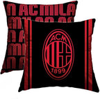 Cuscino Arredo AC Milan Official Product - Quadrato o Sagomato Rotondo