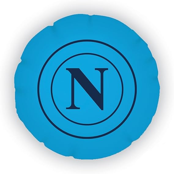 Cuscino Arredo SSC Napoli Official Product - Sagomato Rotondo