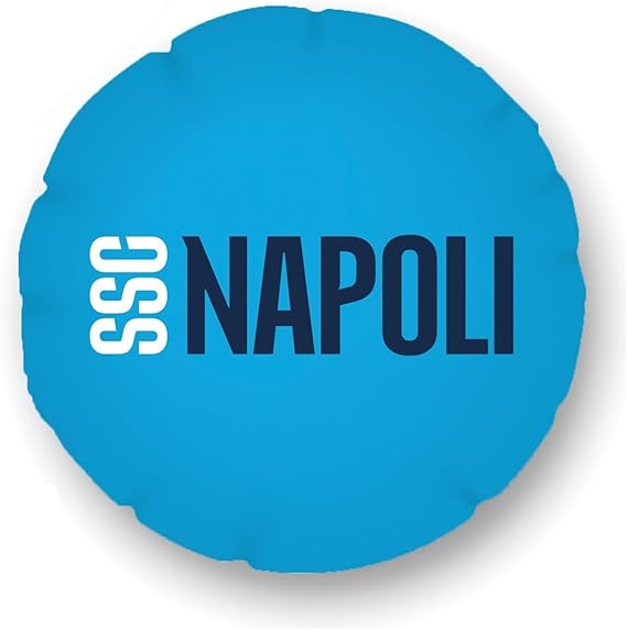 Cuscino Arredo SSC Napoli Official Product - Sagomato Rotondo