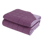 Quilt Trapuntino Matrimoniale Fazzini Dialogo 270x270 cm - Percalle di Cotone Tinta Unita