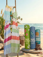 Telo Mare Pareo EasyHome "Easy & Fun" - 90x170 cm - Leggero e Salvaspazio