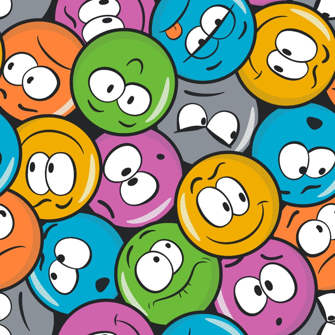 Completo Lenzuola "Emoji" Linea Quadrifoglio - Gipetex Natural Dream