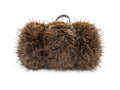 Plaid Coperta Daunex Fur Deluxe 130x160 cm - Morbida Coperta Effetto Pelliccia con Cinghia in Ecopelle