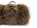 Plaid Coperta Daunex Fur Deluxe 130x160 cm - Morbida Coperta Effetto Pelliccia con Cinghia in Ecopelle