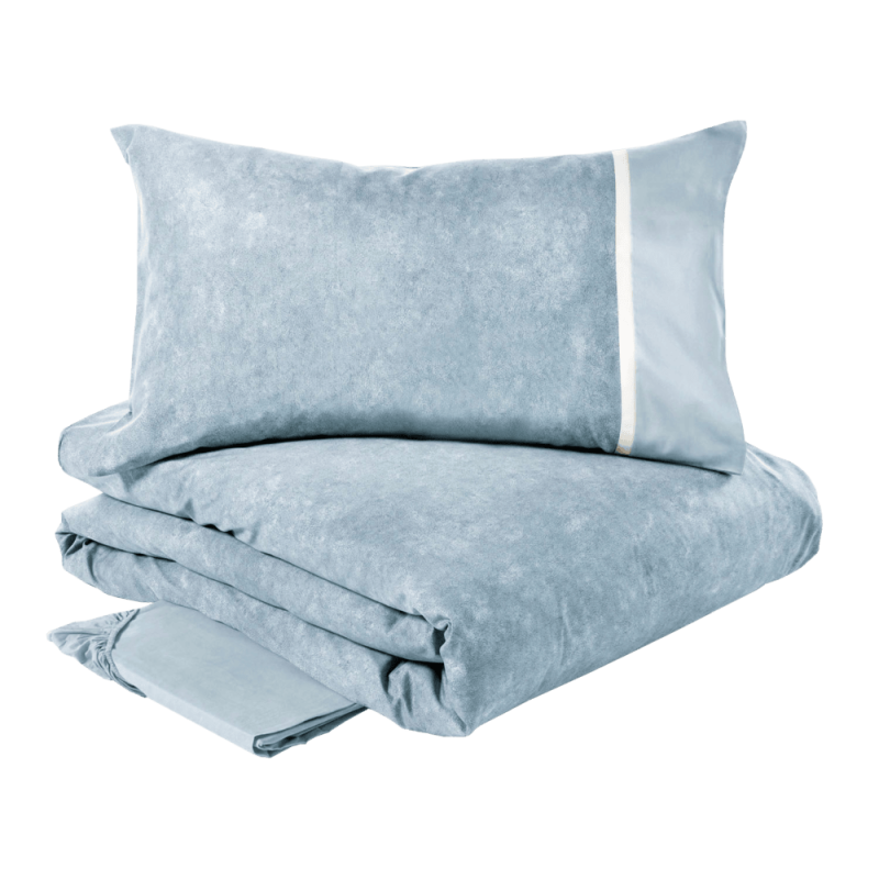 Galuchat - Completo Copripiumino Matrimoniale – 100% Cotone – Made in Italy Fazzini