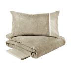 Galuchat - Completo Copripiumino Matrimoniale – 100% Cotone – Made in Italy Fazzini