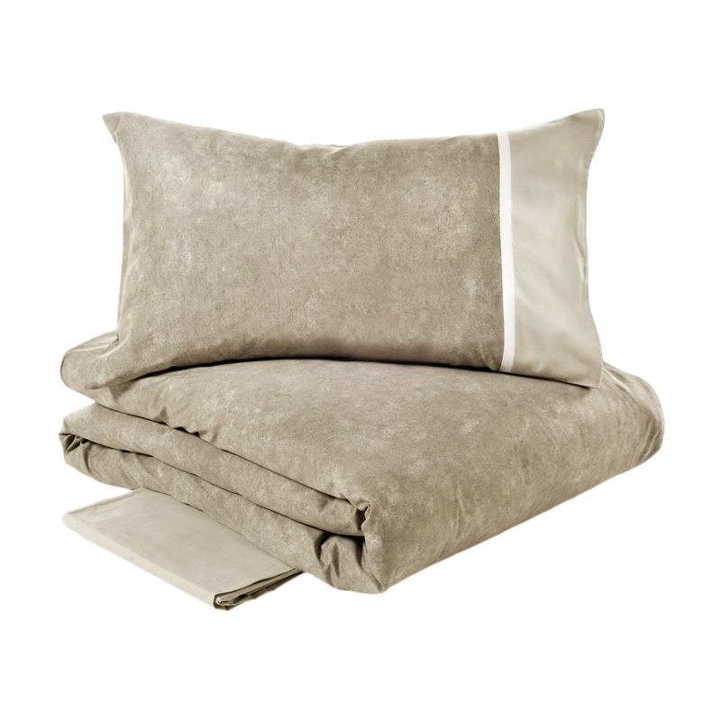 Galuchat - Completo Copripiumino Matrimoniale – 100% Cotone – Made in Italy Fazzini
