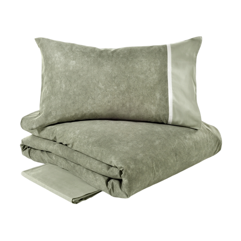 Galuchat - Completo Copripiumino Matrimoniale – 100% Cotone – Made in Italy Fazzini