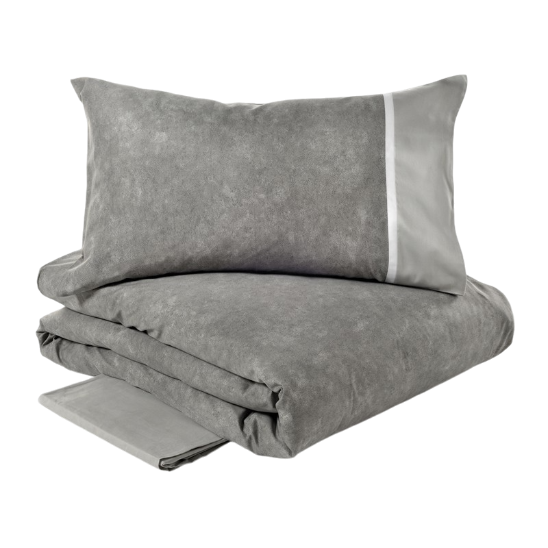 Galuchat - Completo Copripiumino Matrimoniale – 100% Cotone – Made in Italy Fazzini