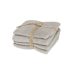 Set 4 Lavette Fazzini "Coccola" - Microcotone Zero Twist 550 gr/mq - 30x30 cm