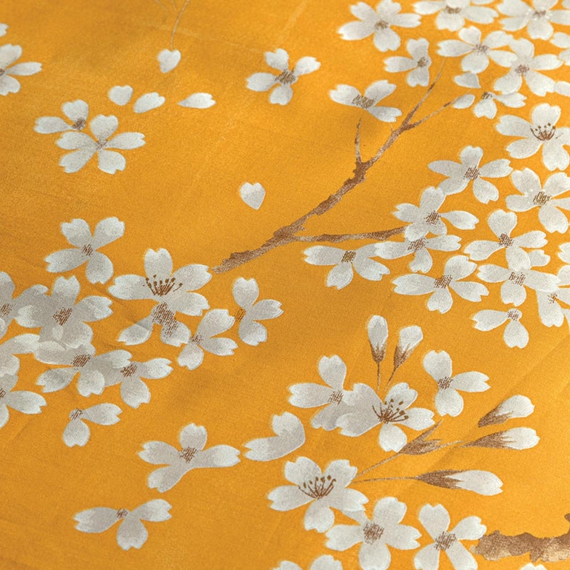 Completo Lenzuola Fazzini "Kimono" - Percalle con Sovrastampa in Lacca - Matrimoniale