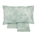 Completo Lenzuola Fazzini "Kimono" - Percalle con Sovrastampa in Lacca - Matrimoniale