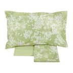 Completo Lenzuola Fazzini "Kimono" - Percalle con Sovrastampa in Lacca - Matrimoniale