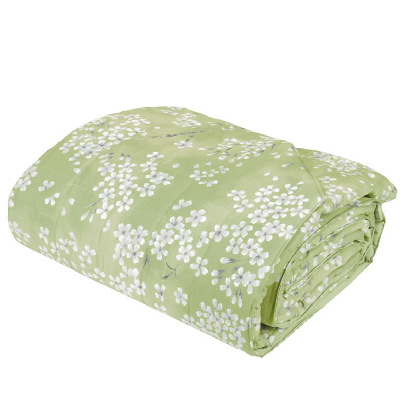 Trapuntino Quilt Matrimoniale Fazzini Kimono 270x270 cm - Percalle di Cotone