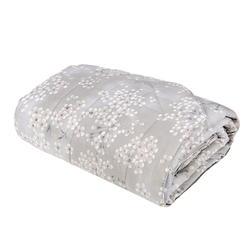 Trapuntino Quilt Matrimoniale Fazzini Kimono 270x270 cm - Percalle di Cotone