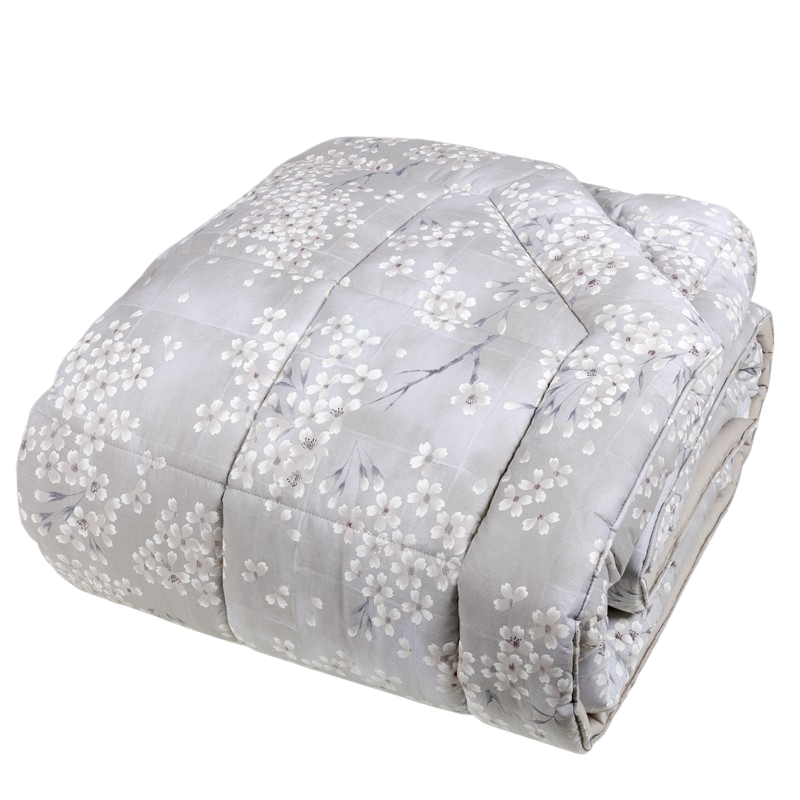 Kimono - Trapunta Matrimoniale – Fantasia Orientale – Made in Italy - Fazzini