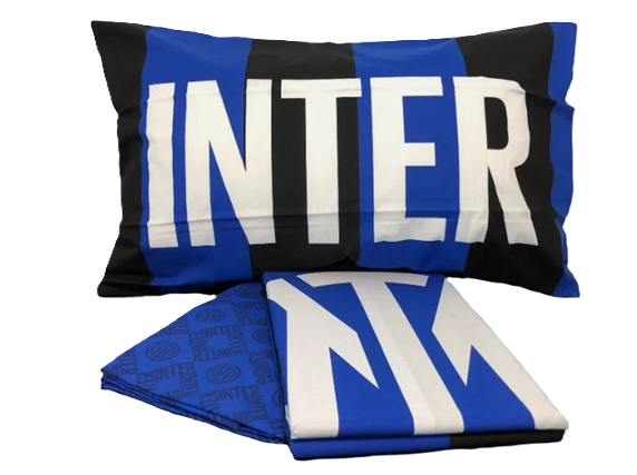 Completo Lenzuola Inter Official Product - Hermet - Letto Singolo 1 Piazza