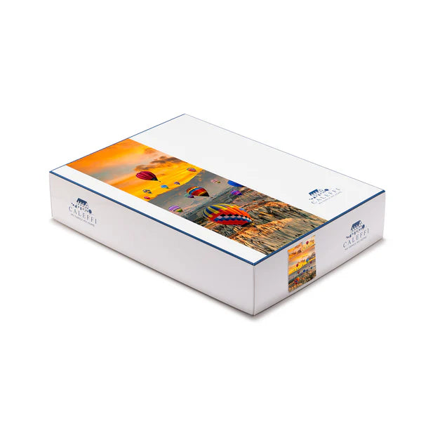 Completo Lenzuola Copriletto Matrimoniale  - Sogni di Viaggio "Oceano" by Marco Carmassi - Caleffi