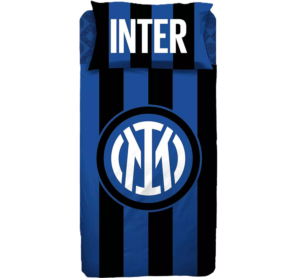 Completo Lenzuola Inter Official Product - Hermet - Letto Singolo 1 Piazza