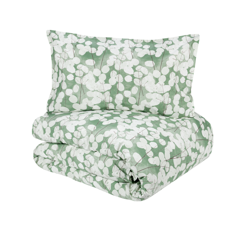 Lunaria - Parure Copripiumino – Percalle di Cotone – Made in Italy Fazzini