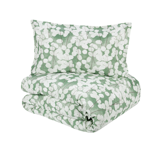 Parure Copripiumino LUNARIA – 100% Cotone – Design Moderno – Made in Italy