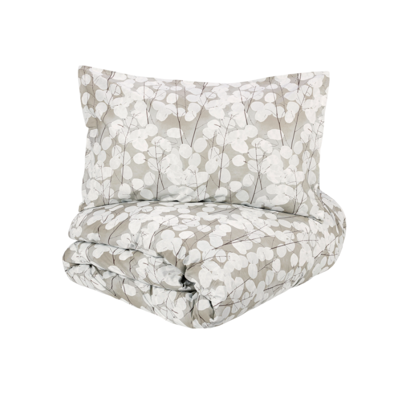 Lunaria - Parure Copripiumino – Percalle di Cotone – Made in Italy Fazzini