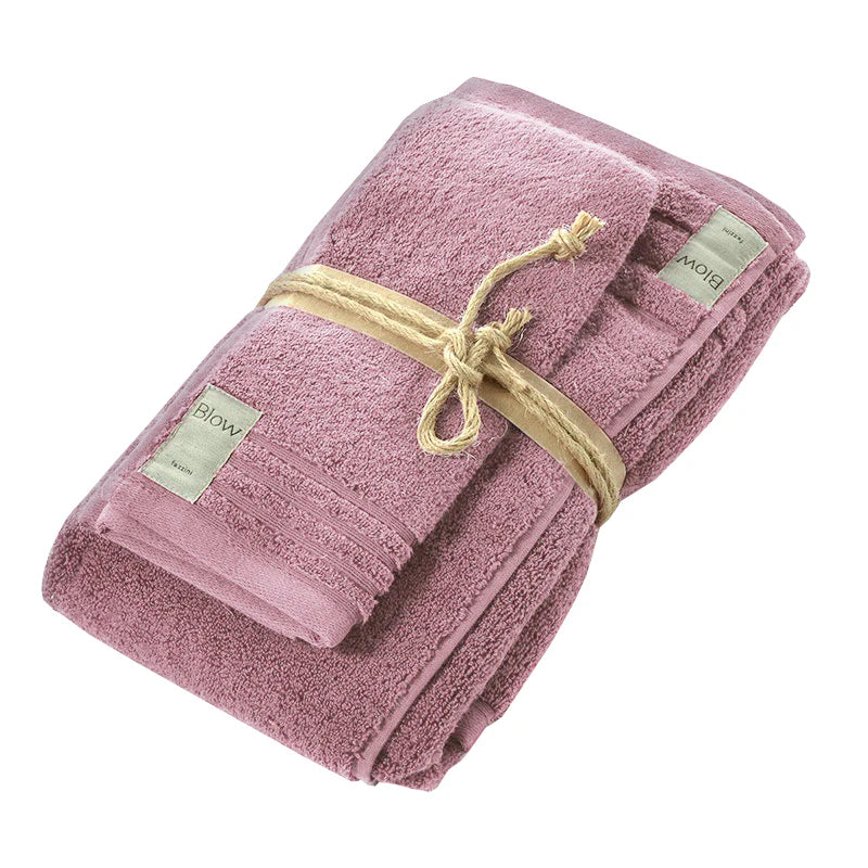 Coppia Asciugamani 1+1 Fazzini "Coccola" - Microcotone Zero Twist 550 gr/mq