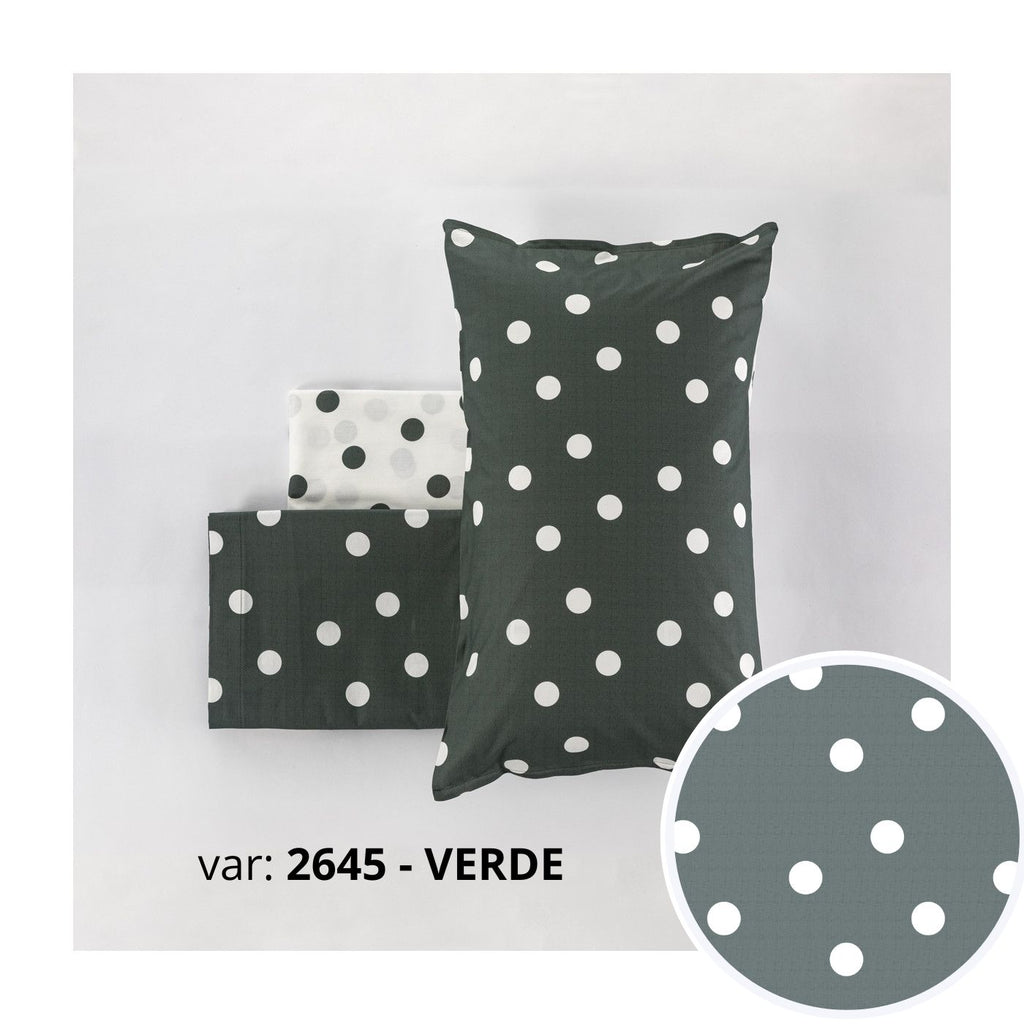 Completo Lenzuola Cogal "Milk" - 100% Cotone Naturale - Effetto Copriletto