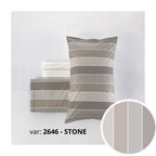 Completo Lenzuola Cogal "Milk" - 100% Cotone Naturale - Effetto Copriletto