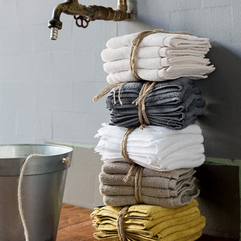 Set 4 Lavette Fazzini "Coccola" - Microcotone Zero Twist 550 gr/mq - 30x30 cm