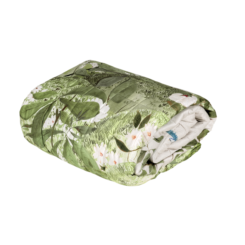 Quilt Matrimoniale Fazzini "Nara" - Raso 300TC e Stampa Digitale - 270x270 cm