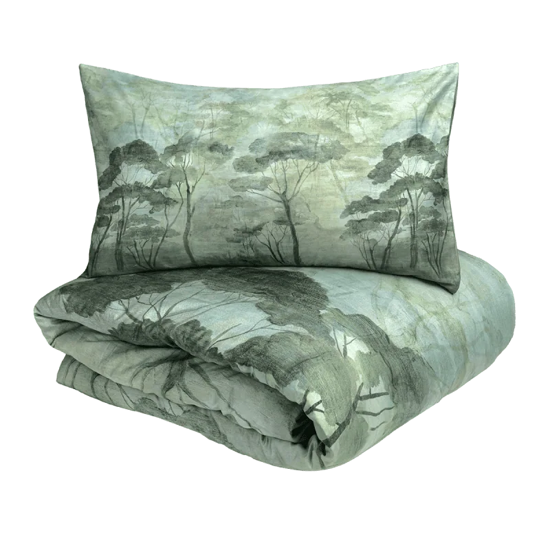 Parure Copripiumino NEMORA – 100% Cotone – Design Moderno – Made in Italy