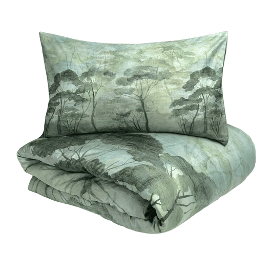 Parure Copripiumino NEMORA – 100% Cotone – Design Moderno – Made in Italy